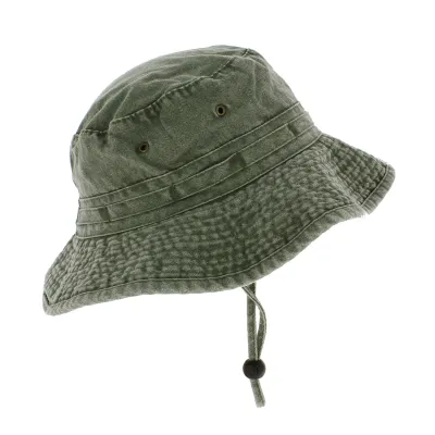 Angkor Khaki Cotton Outdoor Bucket Hat - Dorfman Pacific Reference: 6996 | Traclet Hat Shop