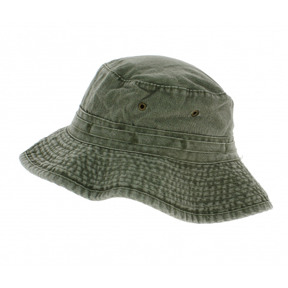 Angkor Khaki Cotton Outdoor Bucket Hat
