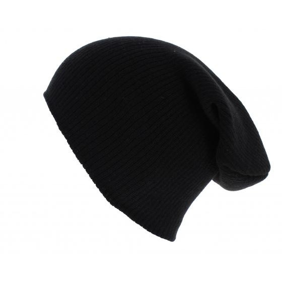 Black Acrylic Oversized Beanie - Beechfield