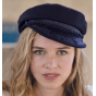 Black Wool & Nylon Sailor Cap - Aegean