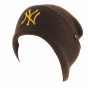 Bonnet Marron NY Yankees Acrylique - 47 Brand