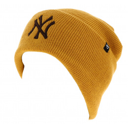 Yellow NY Yankees Acrylic Beanie - 47 Brand