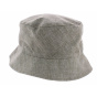 Grey Linen Jane Bucket Hat - Olney