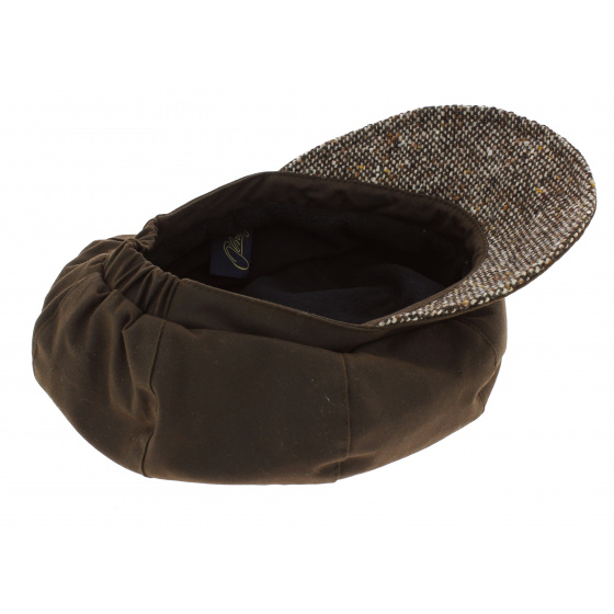 Newsboy Cap Ellie Waxed Cotton & Wool - Olney