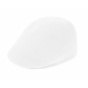White Herringbone 507 Duckbill Cap - Kangol