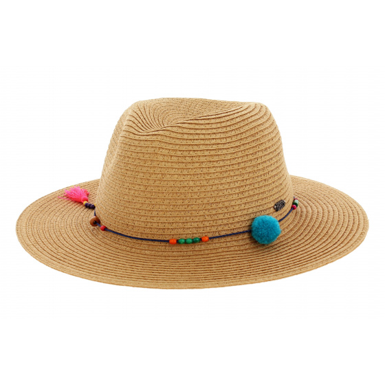 Magnolia traveler hat with navy trim - Barts