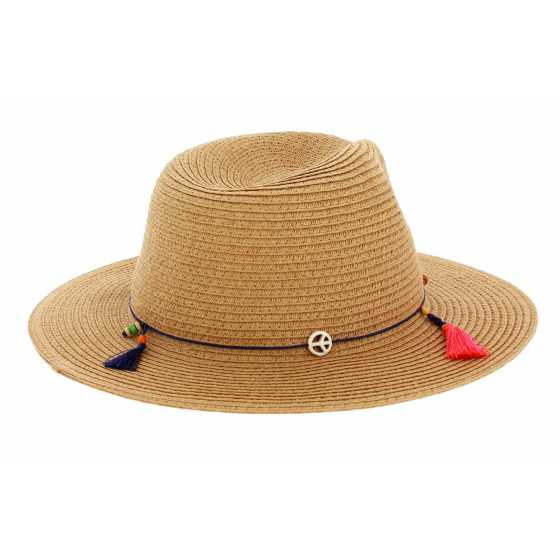 Magnolia traveler hat with navy trim - Barts