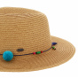 Magnolia traveler hat with navy trim - Barts
