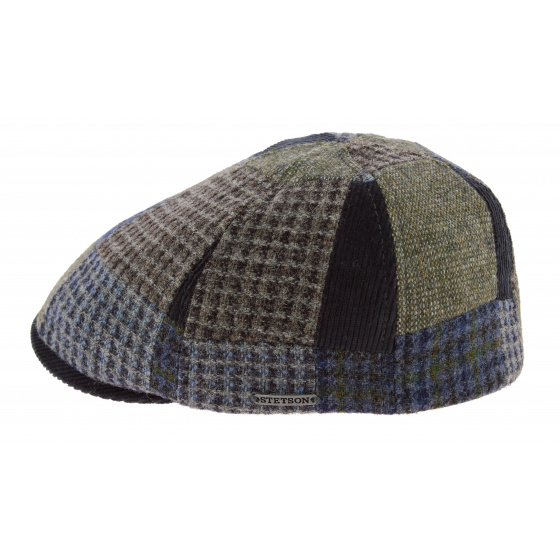 Texas Patchwork Wool Cap Blue - Stetson