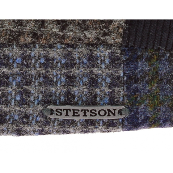 Texas Patchwork Wool Cap Blue - Stetson