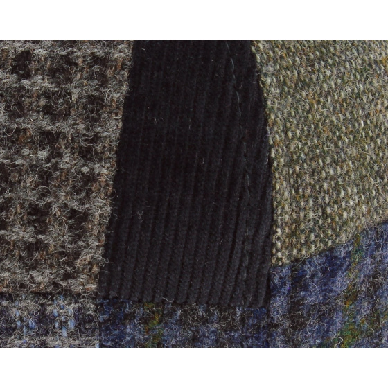 Casquette Texas Patchwork Laine Bleu - Stetson