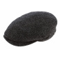 Anthracite Wool Driver Flat Cap - Stetson