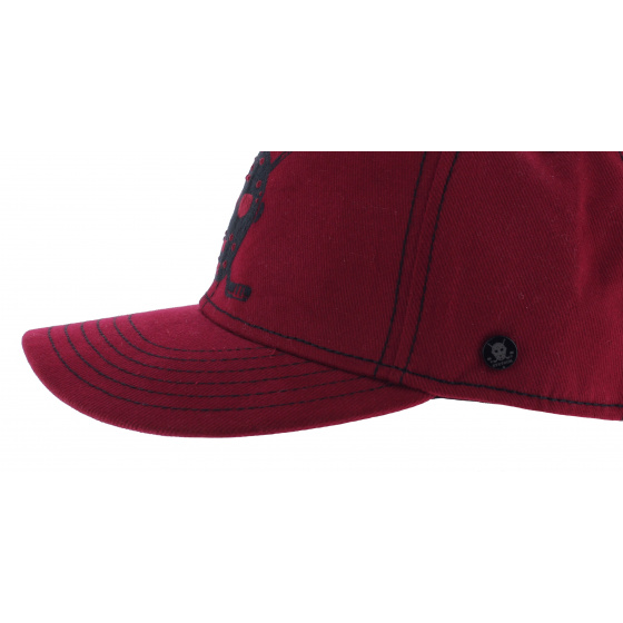 Casquette Snapback California Brushed Twill Bordeaux - Stetson