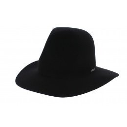 Western Atlanta Black Wool Felt Hat - Stetson