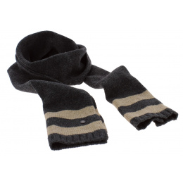Stetson Rollin Wool Two-Tone Scarf
