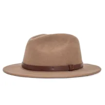 Chapeau Fedora Messer Feutre Laine Camel- Brixton  Reference : 5951 | Chapellerie Traclet