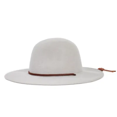 Brixton Tiller Wide-Brimmed Hat Silver Reference: 7078 | Traclet Hat Shop