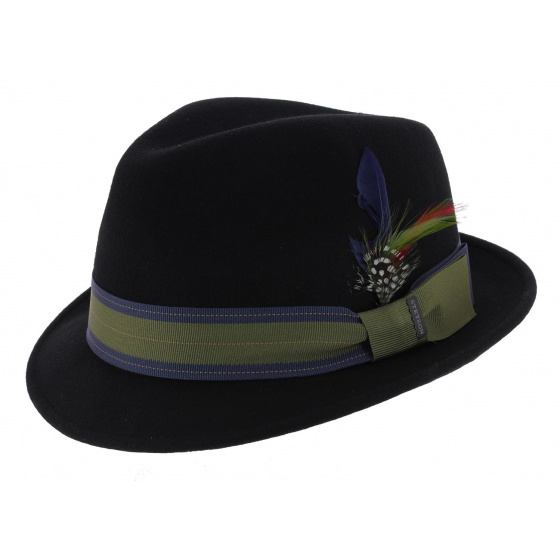 Nat'l Park Black Felt Trilby Hat - Stetson