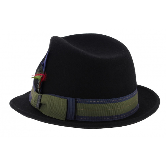 Nat'l Park Black Felt Trilby Hat - Stetson
