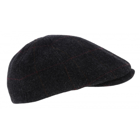 Casquette Plate Stockton Laine Anthracite - Stetson Casquette Plate Stockton Laine Anthracite - Stetson