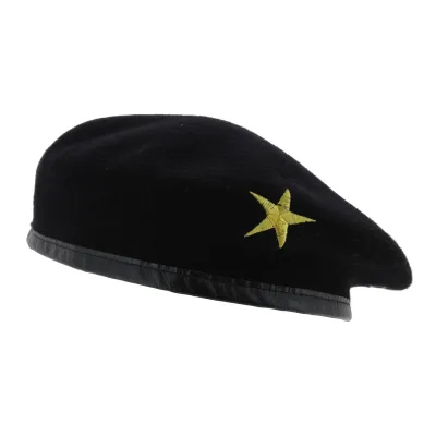 Che Guevara black beret with yellow star Reference: 800 | Traclet Hat Shop