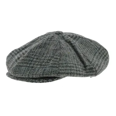 Casquette Irlandaise Wexford Laine Gris - Hanna Hats Reference : 7099 | Chapellerie Traclet