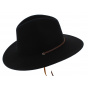 Traveller Field Hat Black Wool Felt - Brixton