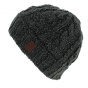 Short Beanie Twister Turnup Acrylic Gray - Barts