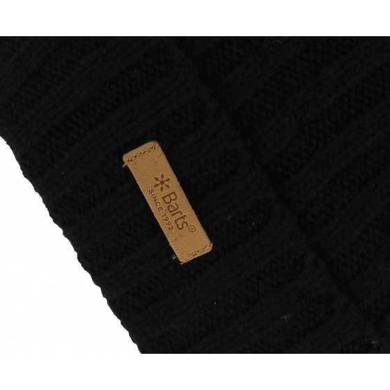 Haakon Turnup Wool Beanie Black - Barts