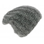 Oversize Fly Beanie Grey Mohair Wool - Barts 