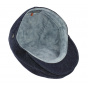 Flat Cap Denim Jean Coton Blue Stetson