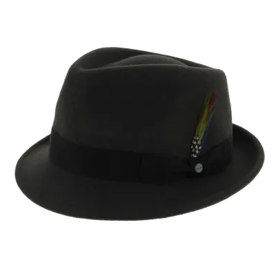 Stetson Richmond olive Trilby Hat Reference: 3228 | Traclet Hat Shop