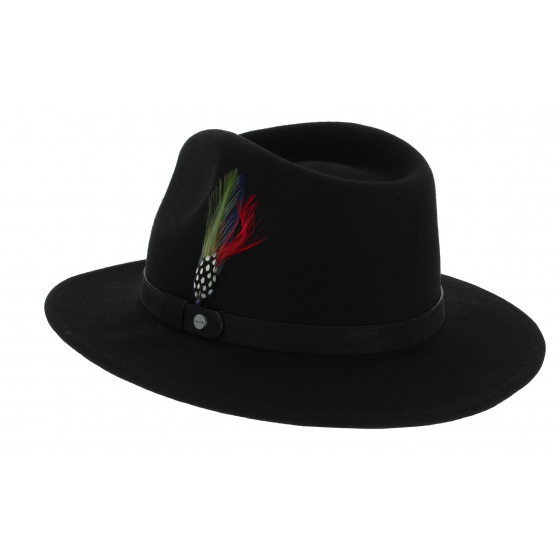 Chapeau Stetson Yutan Flexible Noir