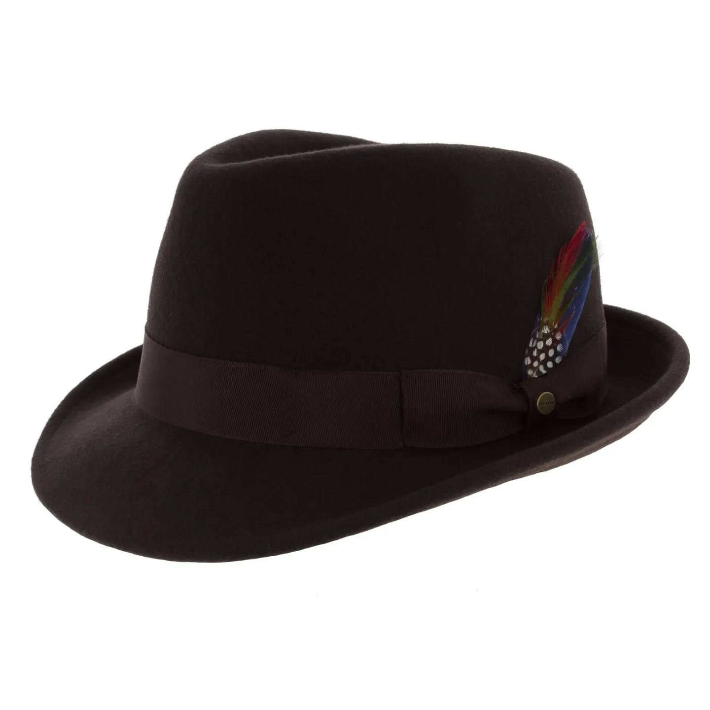 chapeau feutre elkader marron - Stetson Reference : 584 | Chapellerie Traclet
