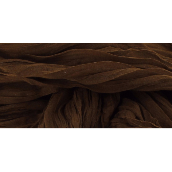 Dark Brown Twisted Cotton Cheche - Traclet