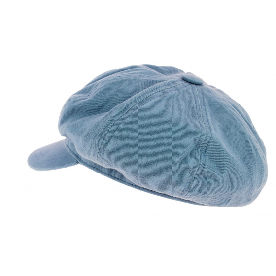 Light Blue Cotton Newsboy Cap Cruz - Aussie Apparel