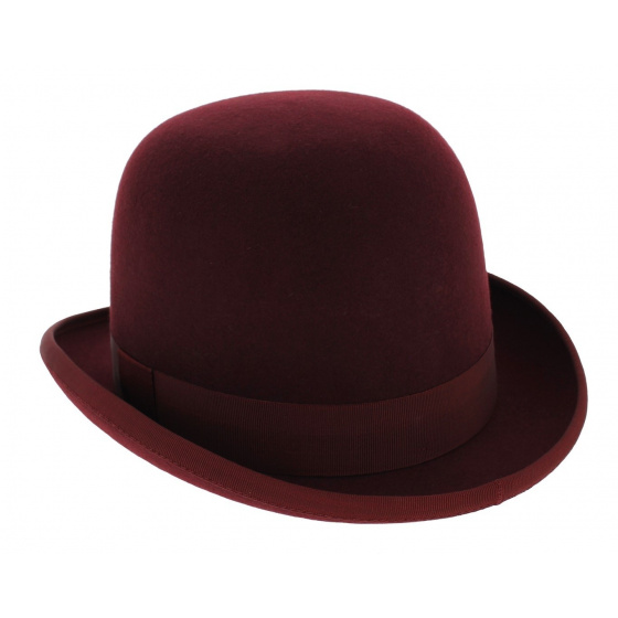 Papa Wenba Burgundy Bowler Hat Papa Wenba Burgundy Bowler Hat