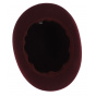 Papa Wenba Burgundy Bowler Hat