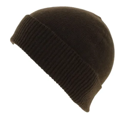 Brown Cashmere Beanie Bolzano - Traclet Reference: 1870 | Chapellerie Traclet