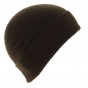 Brown Cashmere Beanie Bolzano - Traclet