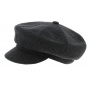 Kangol Newsboy Cap Anthracite - Wool Spitfire
