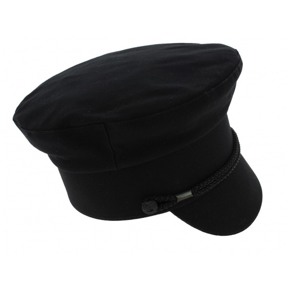 Casquette Marin Padock Coton Noir - Traclet