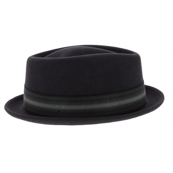 Grey Rocco pork pie hat