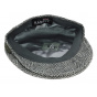 Black Wool Herringbone Cap - Kangol