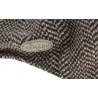 Casquette béret Wool Herringbone - Kangol-Marron Reference : 7170 | Chapellerie Traclet