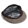 Casquette béret Wool Herringbone - Kangol-Marron Reference : 7170 | Chapellerie Traclet