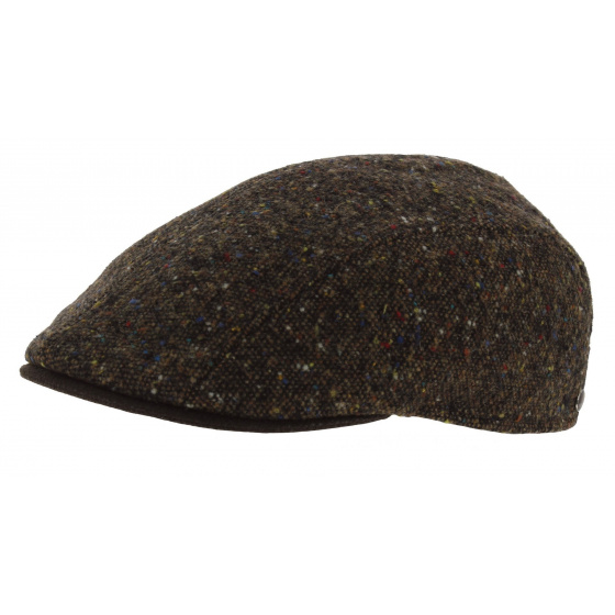 Tokio Brown Wool Slouch Cap - Traclet by Marone