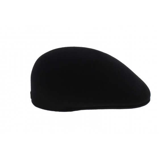 Casquette Bombée Feutre Poil Noire - Borsalino Casquette Bombée Feutre Poil Noire - Borsalino