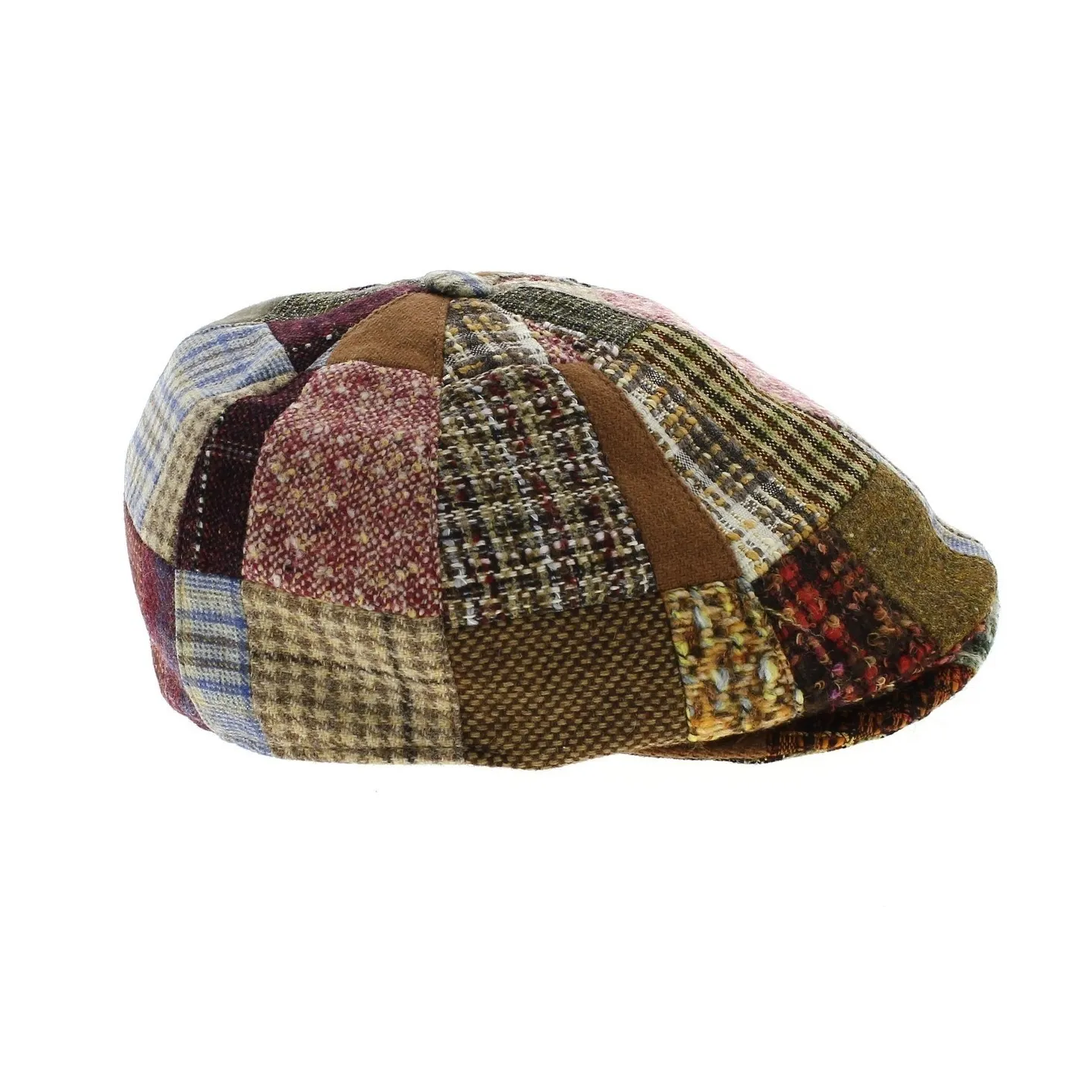 Rounded Patchwork Cap - Doria Reference: 5617 | Traclet Hat Shop