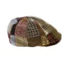 Rounded Patchwork Cap - Doria Reference: 5617 | Traclet Hat Shop